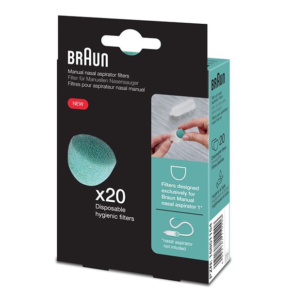 Braun BNF020EU Replacement Filters for BNA050EU Nasal Aspirator  20 copë