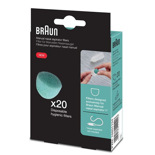 Braun BNF020EU Replacement Filters for BNA050EU Nasal Aspirator  20 copë
