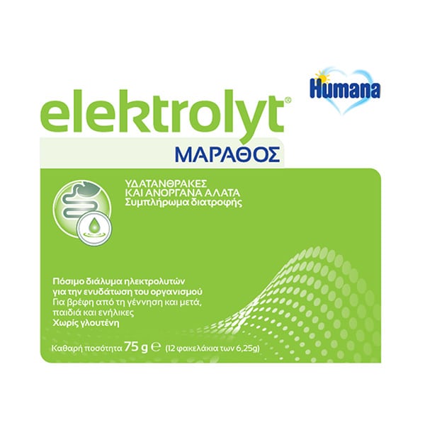 Humana Elektrolyt Fennel, 12sachets x 6  25g