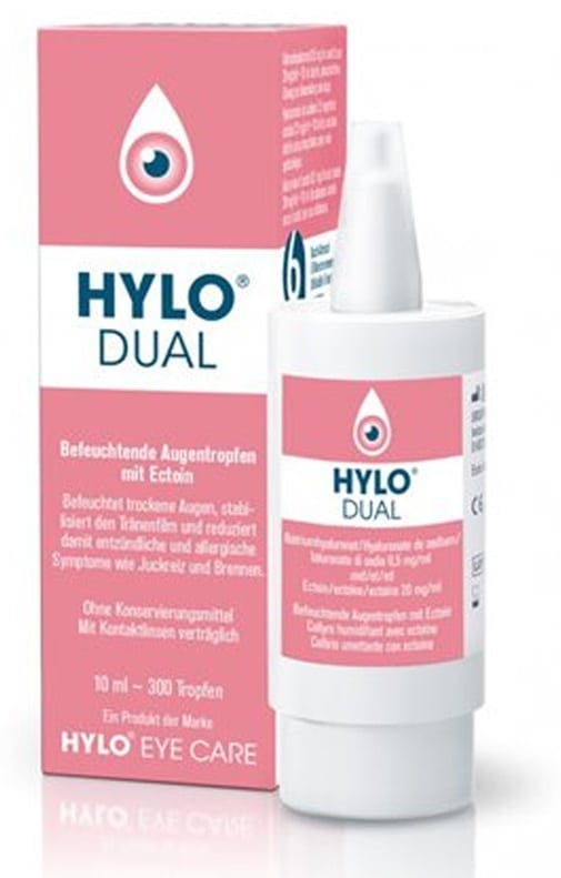 Ursapharm Hylo Dual Lubricating Eye Drops  10 ml (300 pika)