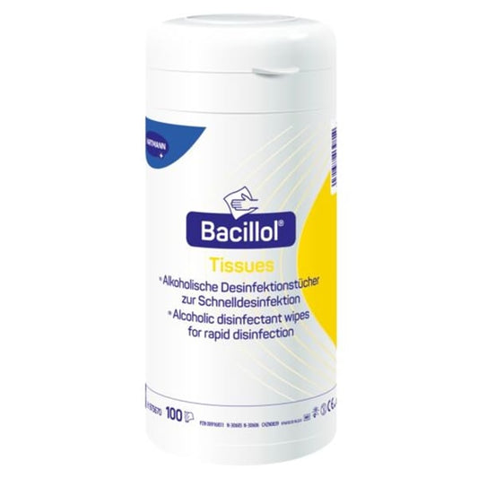 Hartmann Bacillol Disinfectant Wipes for Rapid Disinfection  100 copë