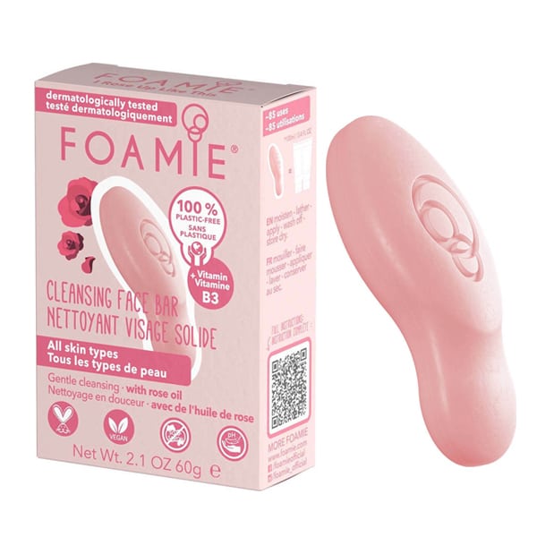 Foamie Cleansing Face Bar I Rose Up Like This for All Skin Types  60gr