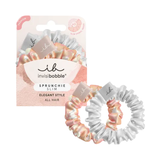 Invisibobble Sprunchie Slim the Snuggle is Real  2 copë - Bella Chrome