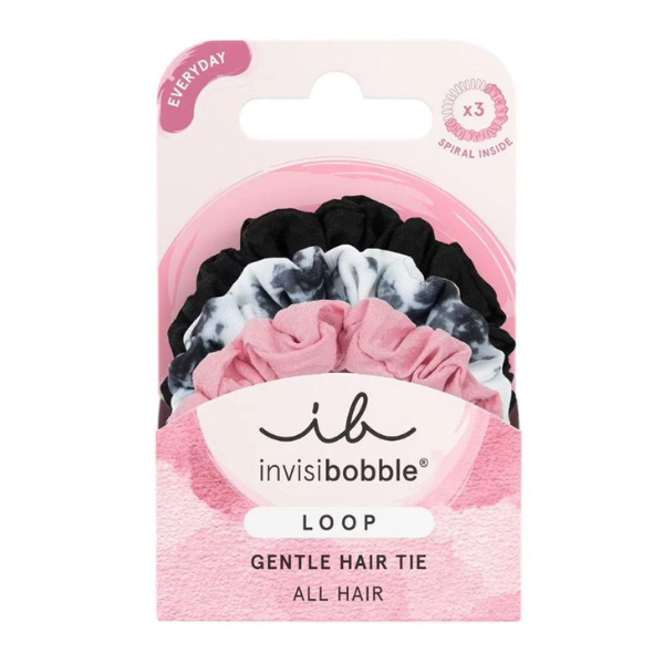 Invisibobble Loop Gentle Hair Tie  3 copë - Ji i butë