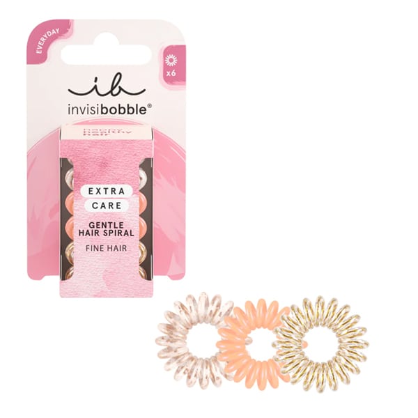 Invisibobble Extra Care Delicate Duties Gentle Hair Spirals  6 copë