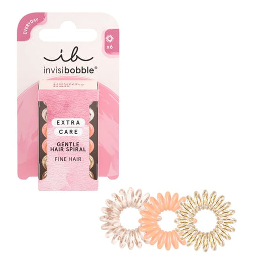 Invisibobble Extra Care Delicate Duties Gentle Hair Spirals  6 copë