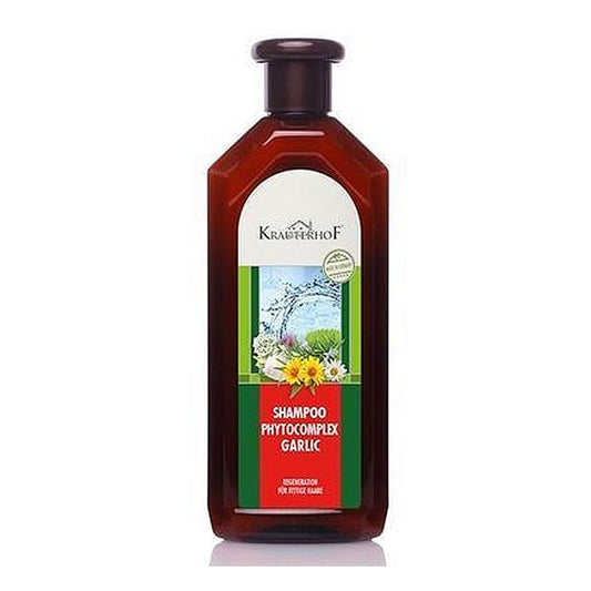 Krauterhof Garlic Shampoo with Phytocomplex & Garlic for Hair Growth & Oily Hair  500 ml