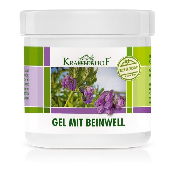 Krauterhof Gel Mit Beinwell with Symphyte for Muscle & Joint Pain with Analgesic & Anti-inflammatory Action  250 ml