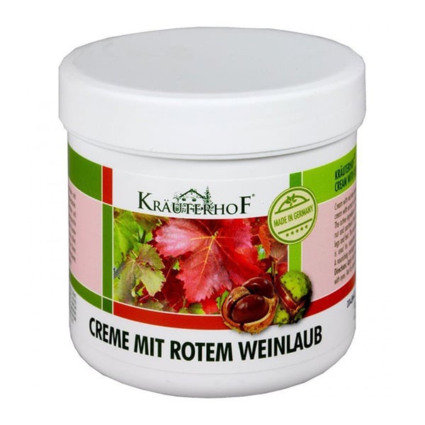 Krauterhof Cream with Horse Chestnut & Red Grape Leaves for Tired & Heavy Feet  250 ml