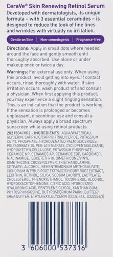 CeraVe Anti Aging Retinol Serum For Face 30ml