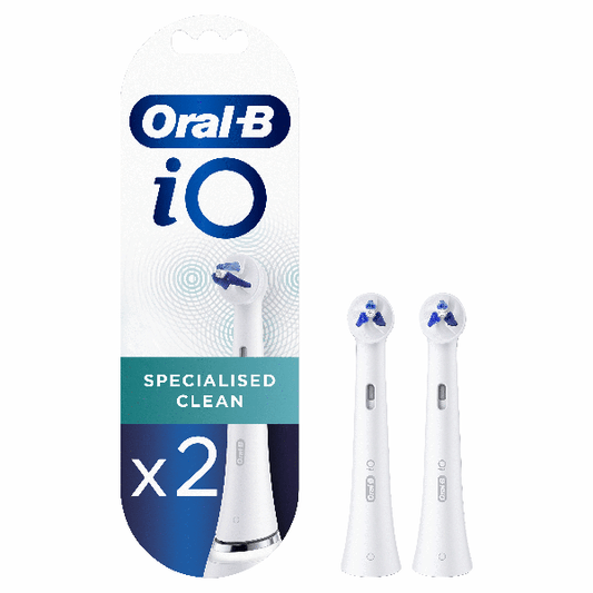 Oral-B iO Specialised Clean White Replacement Electric Toothbrush Heads  2 copë