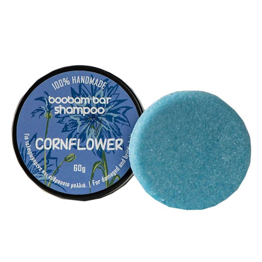 Boobam Shampoo Bar Cornflower for Damaged & Brittle Hair  60g