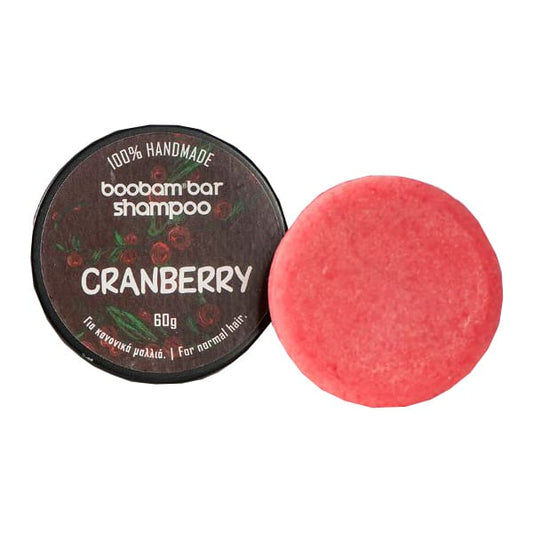 Boobam Shampoo Bar Cranberry for Normal Hair  60g