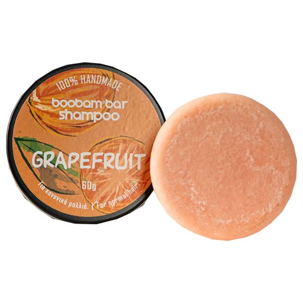Boobam Shampoo Bar Grapefruit for Normal Hair  60g