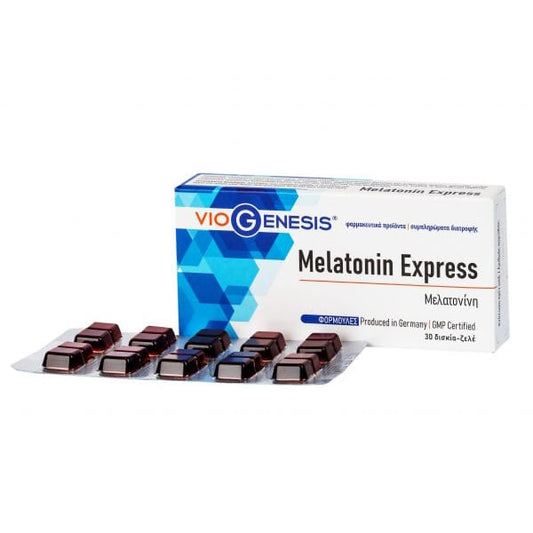 Viogenesis Melatonin Express  30 tableta xheli