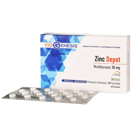 Viogenesis Zinc Citrate Depot 30mg  60 tableta