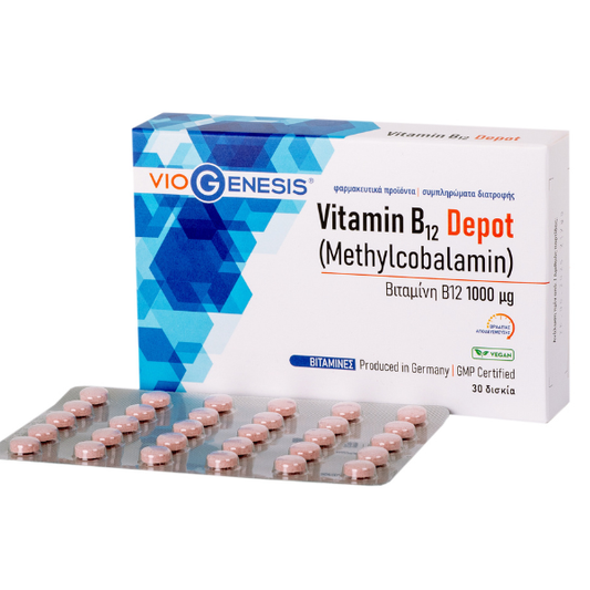 Viogenesis Vitamin B12 [Methylcobalamin] Depot 1000 μg 30 tableta