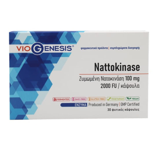 Viogenesis Nattokinase 100mg 2000FU  30 kapsula