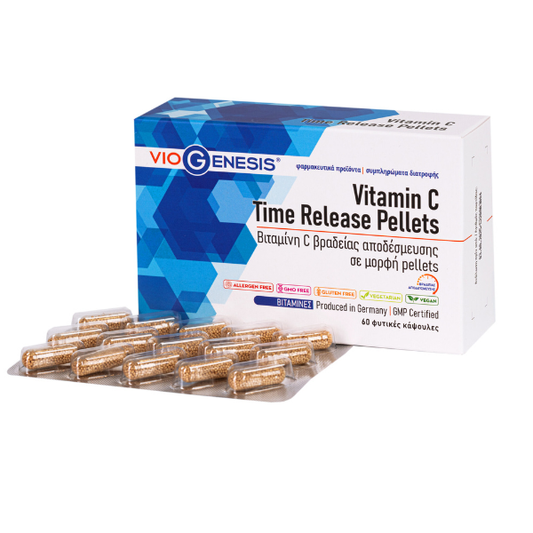 Viogenesis Vitamin C Time Release Pellets  60 kapsula vegjetariane