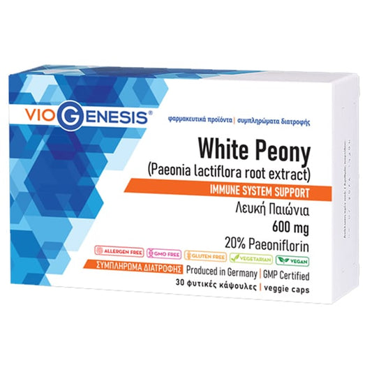 Viogenesis White Peony 600mg  30 kapsula vegjetariane
