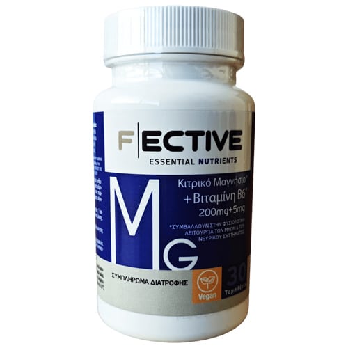 FECTIVE Magnesium Citrate & B6  30 tableta