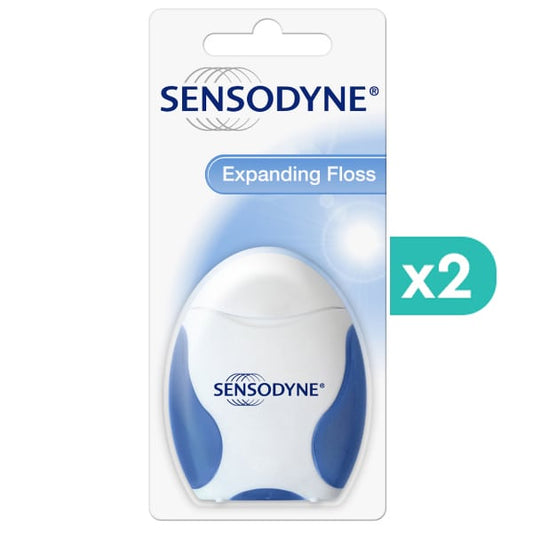 2x Sensodyne Expanding Floss  2x30m