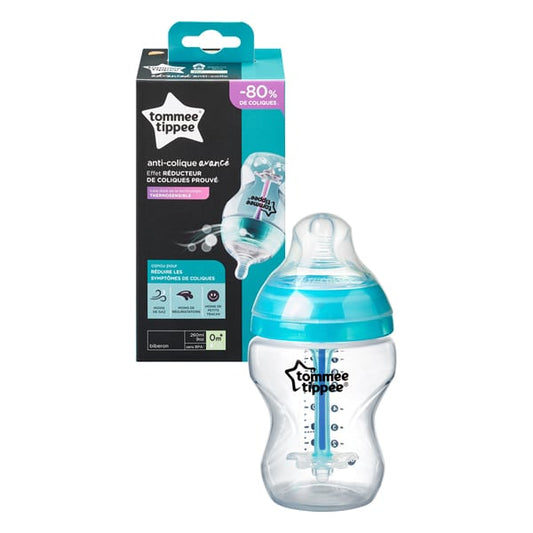 Tommee Tippee Advanced Anti-Colic Baby Bottle Blue Slow Flow 0m+  260 ml