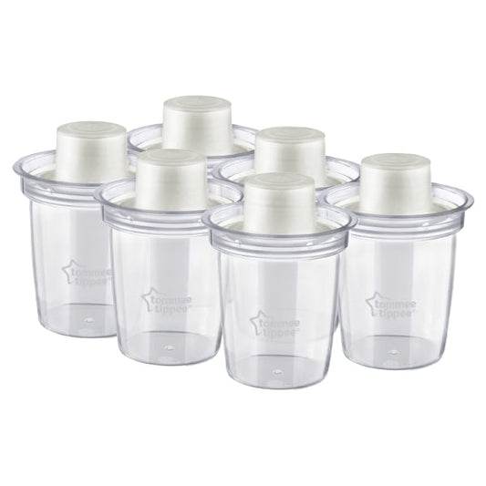 Tomme Tippee Closer To Nature, 6 Milk Powder Dispensers  Pa BPA