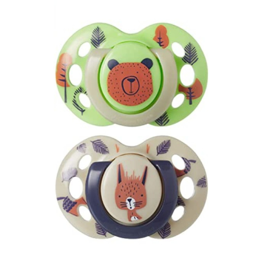 Tommee Tippee Fun Style Orthodontic Silicone Soother 6-18m  copë - Lakër-Ullinj