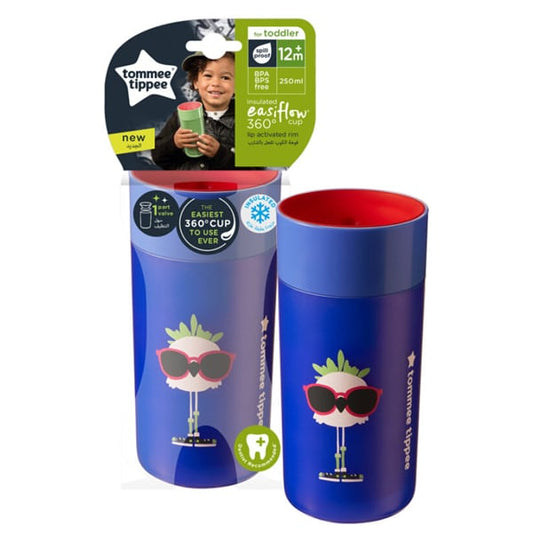Tommee Tippee Educational Isothermal Cup 360° 12m+  250ml - Blu-Blu