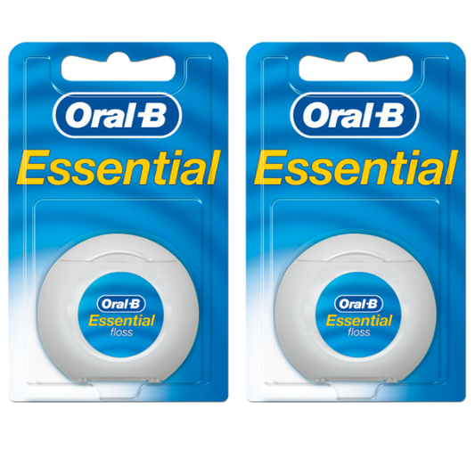 2x Oral-B Essential Dental Floss Unwaxed 50m  2x1 copë