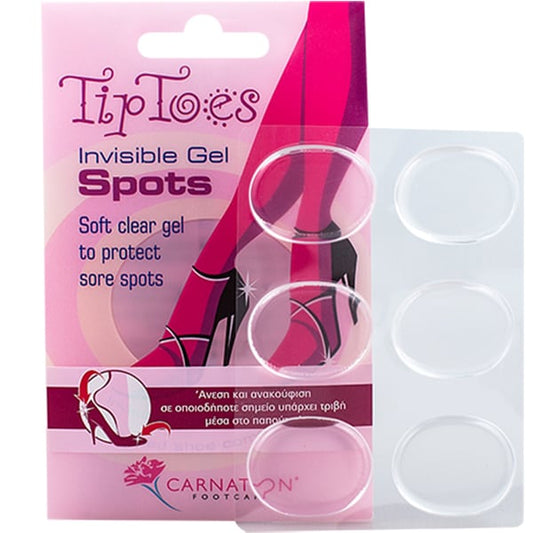 Carnation TipToes Invisible Gel Spots  6 copë