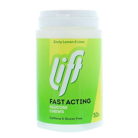 Gluco Lift Fast Acting Glucose Chews with Flavor Zesty Lemon Lime  50 tableta