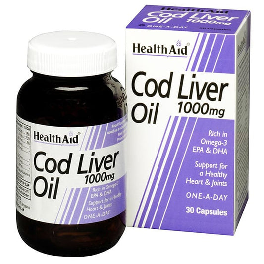 Health Aid Cod Liver Oil 1000mg  30 kapsula