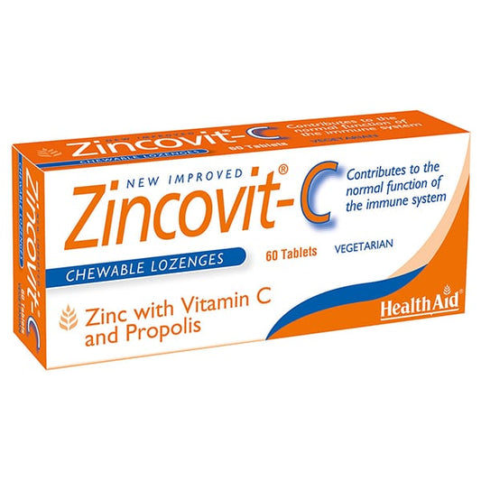 Health Aid Zincovit C  60 tableta përtypëse
