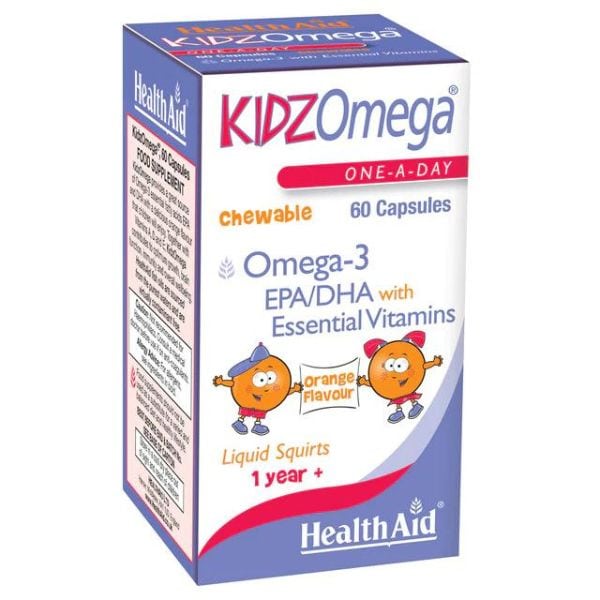 Health Aid KIDZ Omega 3 (EPA/DHA)  60 kapsula përtypëse