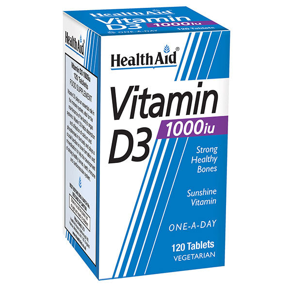 Health Aid Vitamin D3 1000IU  120 tableta