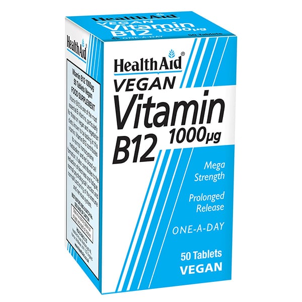 Health Aid Vitamin B12 1000 μg 50 tableta