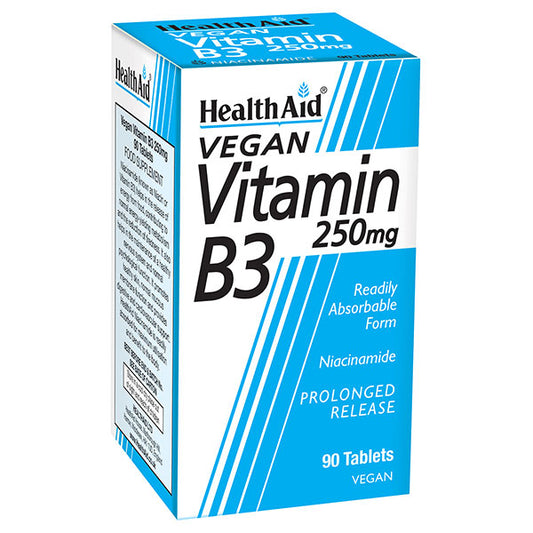 Health Aid Vitamin B3 (Niacin) 250mg  90 tableta