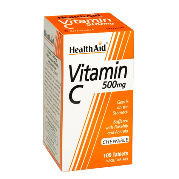 Health Aid Vitamin C 500mg  100 tableta përtypëse