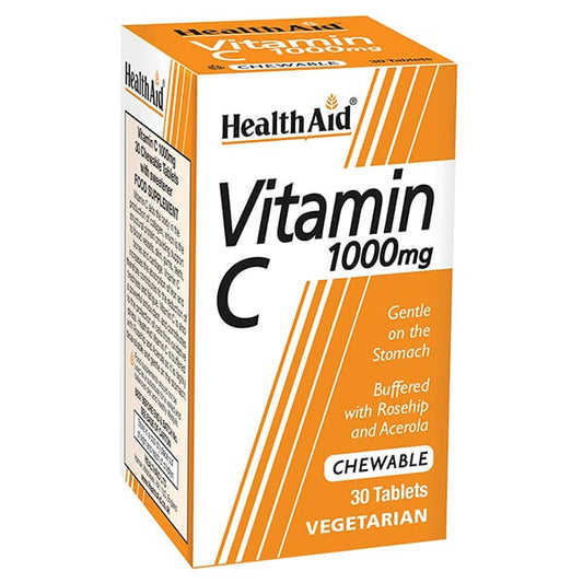 Health Aid Vitamin C 1000mg  30 tableta përtypëse