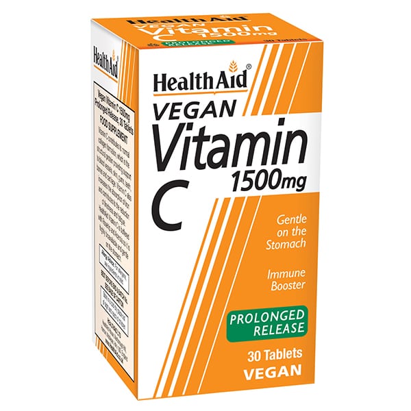 Health Aid Vegan Vitamin C 1500mg  30 tableta