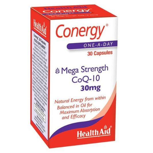 Health Aid Conergy Mega Strength CoQ10 30mg  30 kapsula