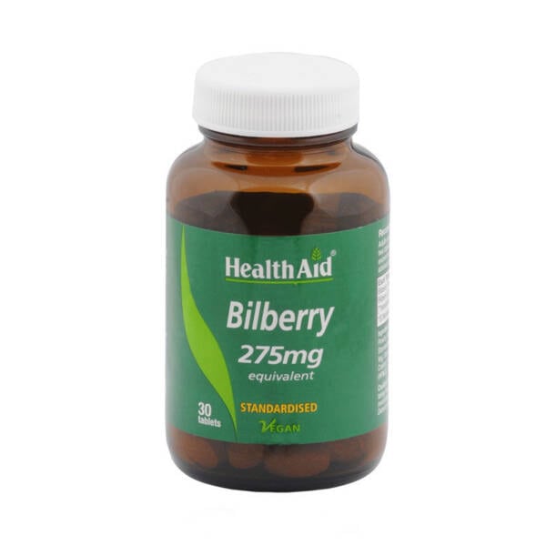 Health Aid Bilberry 275mg  30 tableta