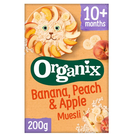 Organix Bio Muesli Banana, Peach & Apple for 10m+  200g