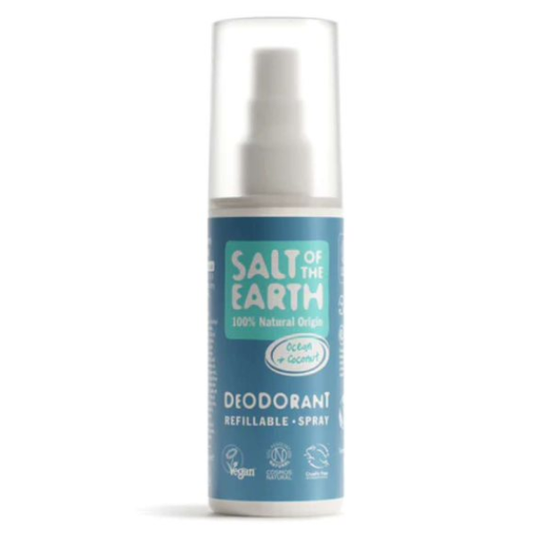 Salt of the Earth Vegan Natural Deodorant Spray Ocean & Coconut  100 ml