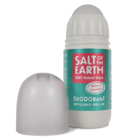 Salt of the Earth Vegan Refillable Roll-On Deodorant Melon Cucumber  75 ml