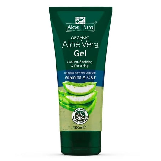 Optima Organic Aloe Vera Gel with Vitamin A, C & E  200 ml