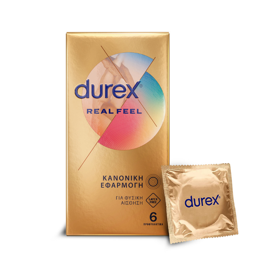 Durex Real Feel Condoms  6 copë