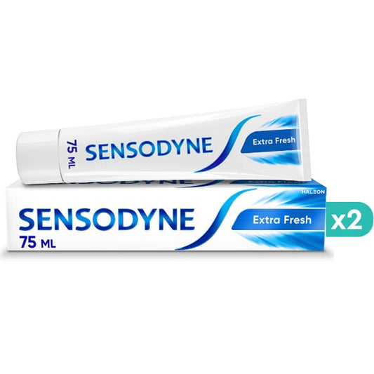 2x Sensodyne Extra Fresh Toothpaste for Sensitive Teeth  2x75ml